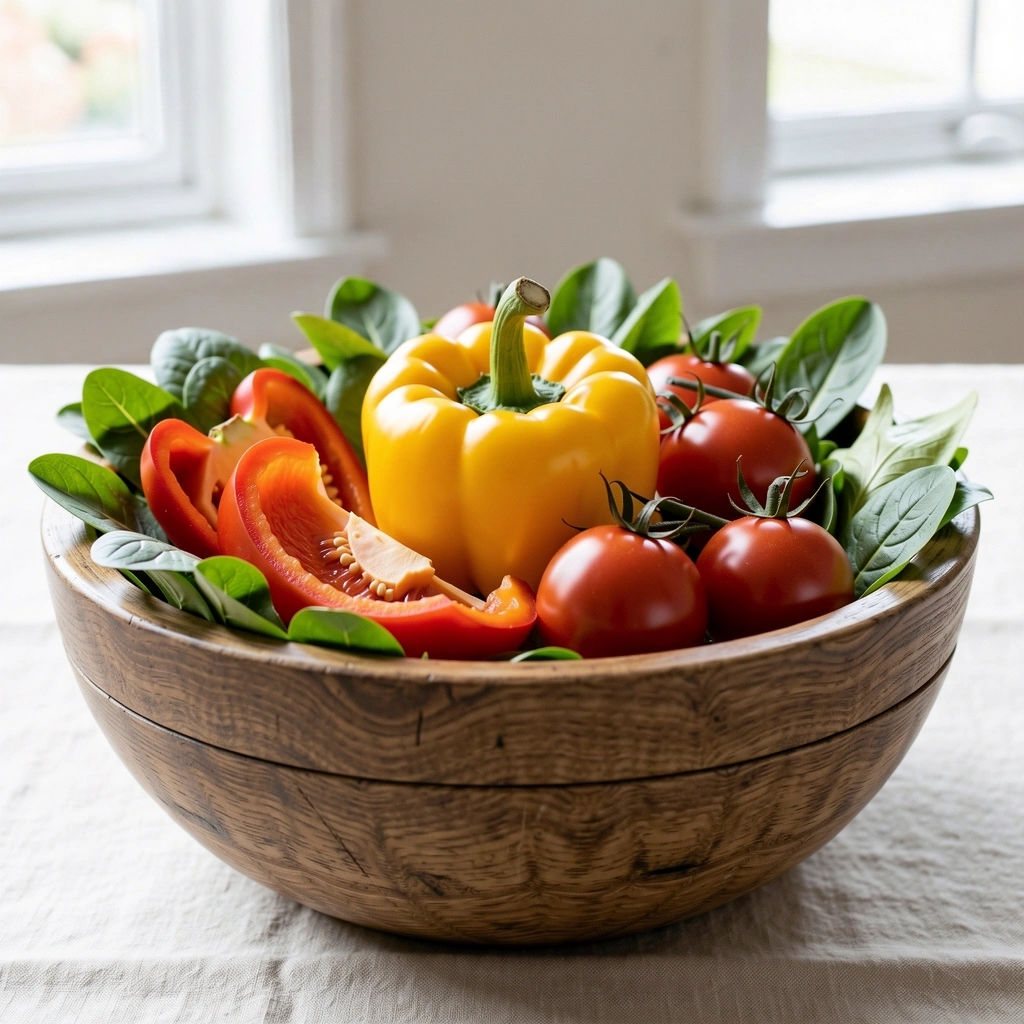 Vegetales frescos para una nutrición óptima